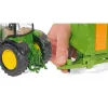 Siku John Deere 6210R, traktorimudel, 3 a, metall, plastik, must, roheline