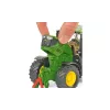 Siku John Deere 6210R, traktorimudel, 3 a, metall, plastik, must, roheline