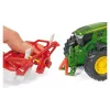 Siku John Deere 6210R, traktorimudel, 3 a, metall, plastik, must, roheline