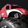 Monster Jam Marvel Mega Spider-Man kaugjuhitav koletisauto, maastikusuutlik, üle 60 cm pikk, mõõtkavas 1:6, superkangelaste mänguasi poistele ja tüdrukutele alates 4. eluaastast