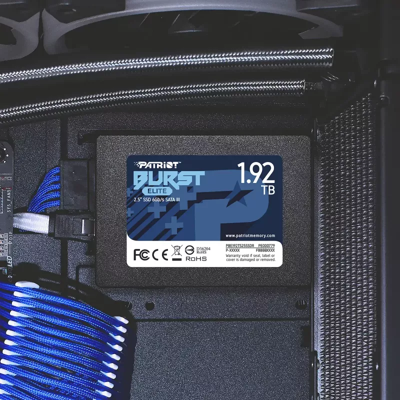 SSD-ketas Patriot Burst Elite 1.92TB 2.5-tolline SATA 3.0 PBE192TS25SSDR