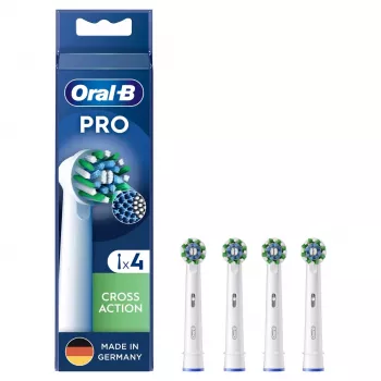 Oral-B CrossAction 4 tk Valge