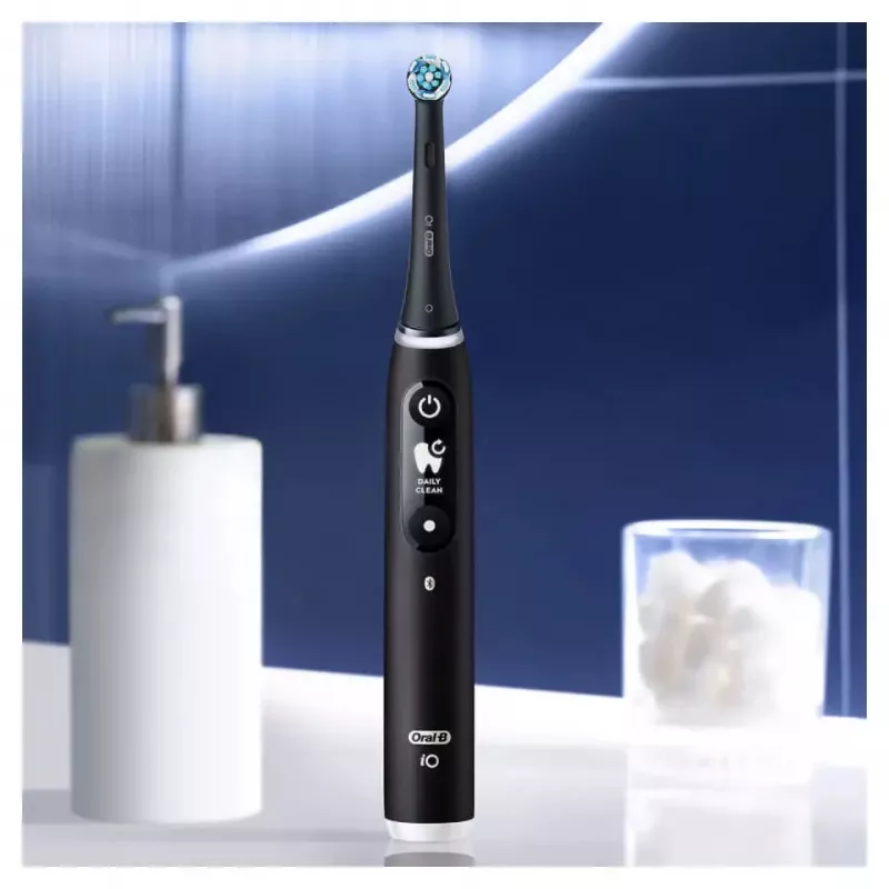 Oral-B iO Duo täiskasvanute vibreeriv hambahari Must, Roosa