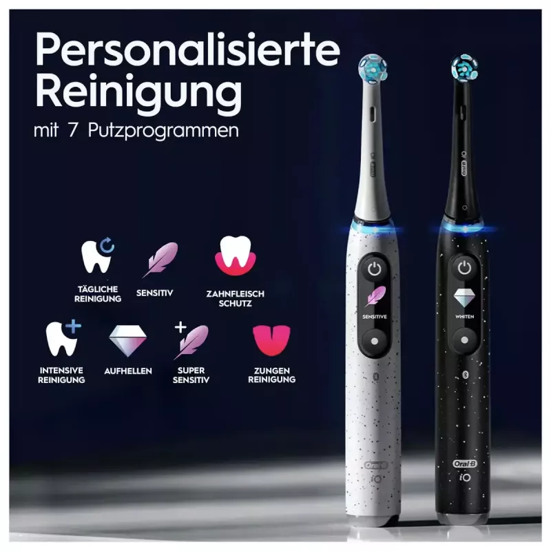 Oral-B iO iO10 täiskasvanute pöörlev hambahari Must