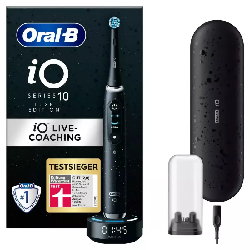 Oral-B iO iO10 täiskasvanute pöörlev hambahari Must