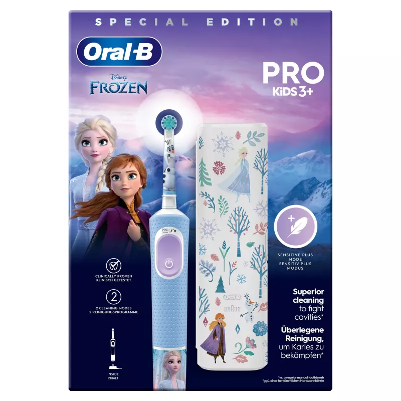 Oral-B Vitality Pro Frozen Child Rotating-oscillating toothbrush Must, hall