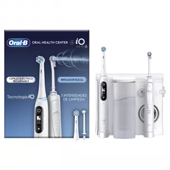 Pöörlev-võnkuv hambahari Oral-B iO6 Valge Täiskasvanu Aku 2 harjapead
