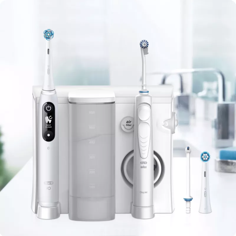 Pöörlev-võnkuv hambahari Oral-B iO6 Valge Täiskasvanu Aku 2 harjapead