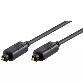 TOSLINK optiline helikaabel GOOBAY 50565 — 2 m, isane-isasele, must