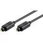 TOSLINK optiline helikaabel GOOBAY 50565 — 2 m, isane-isasele, must