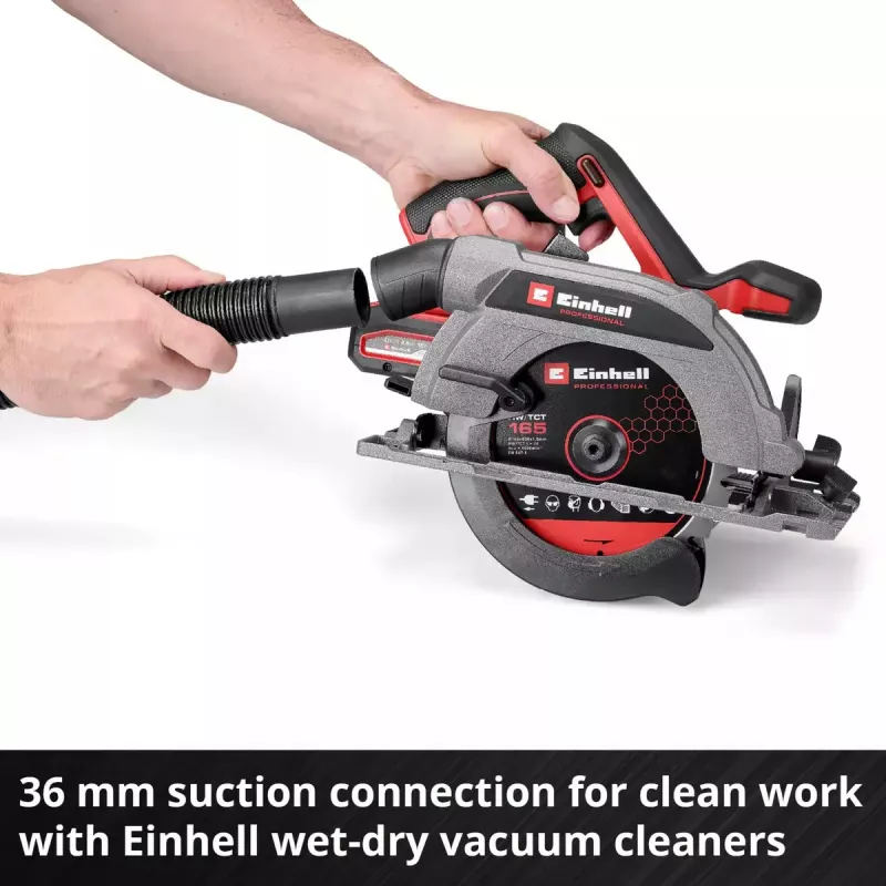 Juhtmeta ketassaag EINHELL Professional TP-CS 18/165 Li BL, 18 V, solo (ilma aku/laadijata)