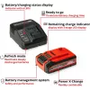 Juhtmeta nurklihvija EINHELL AXXIO 18/125, 18V, 125 mm ketas, Li‑Ion Plus 4,0 Ah