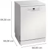 Bosch Serie 2 SMS2HTW08E nõudepesumasin Vabaltseisev 13 komplekti