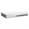 D-Link 10-pordiline Gigabit PoE+ Nuclias nutikas hallatav lüliti, sh 2x SFP-porti