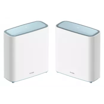 D-Link EAGLE PRO AI AX3200 Mesh-süsteem (2-pakk), valge, võrgusilmsüsteem, olek, toide, 510 m², kaheribaline (2,4 GHz / 5 GHz), Wi-Fi 6 (802.11ax)