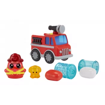 MGA Entertainment DohKins tuletõrjeauto ja tuletõrjuja, voolimissavi mängukomplekt, Mitmevärviline, Laps, Poiss/Tüdruk, 3 a, 99 a
