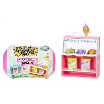 Miniverse Spaces Furniture Pack PDQ-s, kohvik, 8 a, mitmevärviline, plast