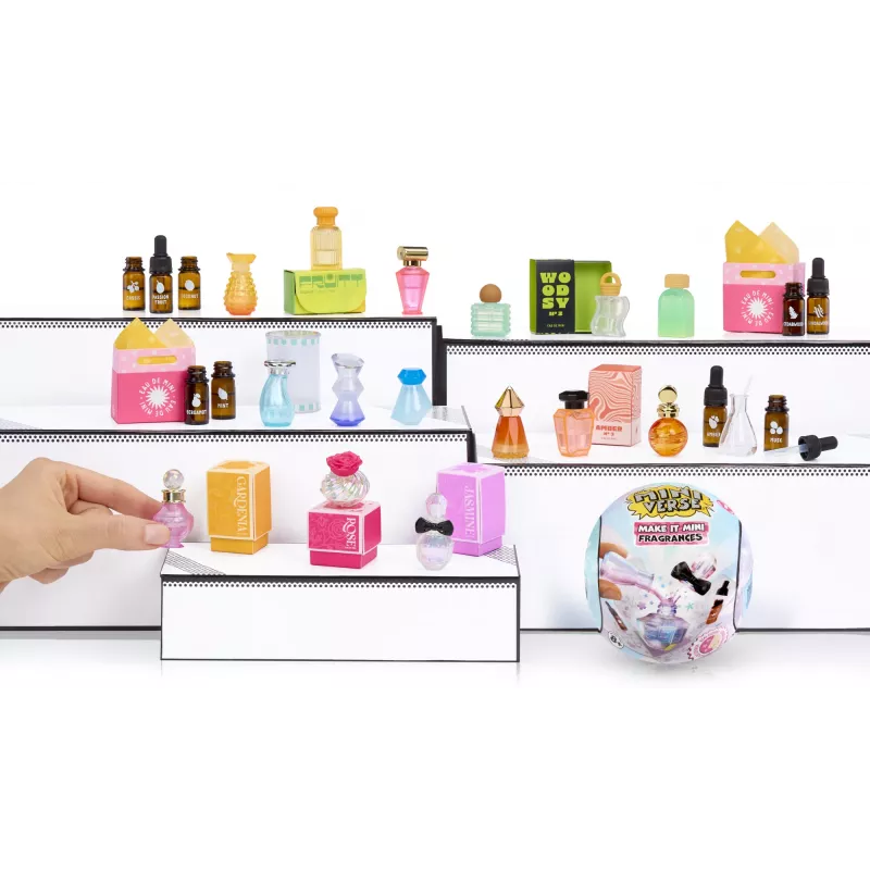Miniverse Make It Mini Fragrances in PDQ, laste parfüümide valmistamise komplekt, 8 a, mitmevärviline
