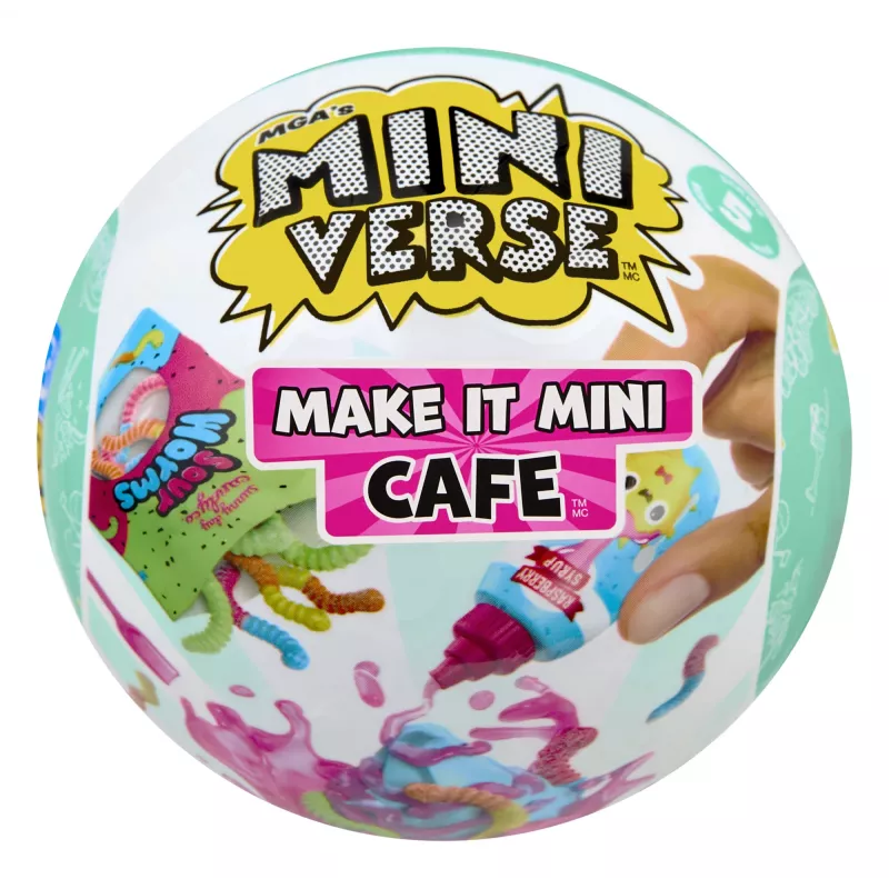Miniverse Make It Mini Foods: Cafe in PDQ Series 5 (Wave A), 8 a, Mitmevärviline, Plastik