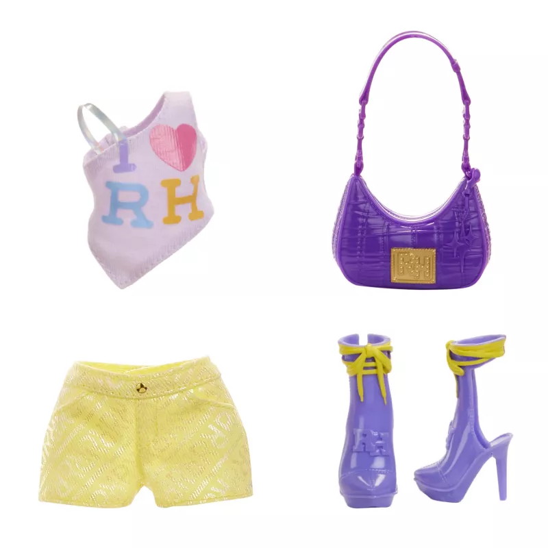 Rainbow High My Fashion Style moenukud - Violet, Moenukk, Naine, 4 a, Poiss/Tüdruk, 280 mm, Mitmevärviline