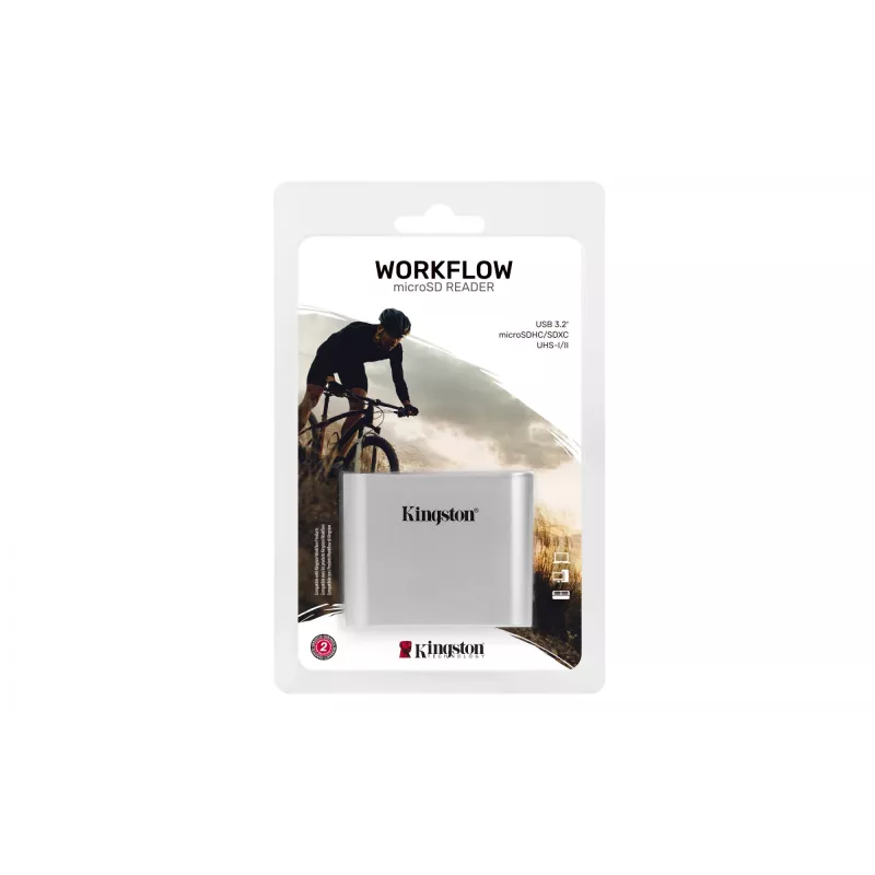 Kingston Technology USB3.2 Gen1 Workflow Dual-Slot microSDHC/SDXC UHS-II kaardilugeja