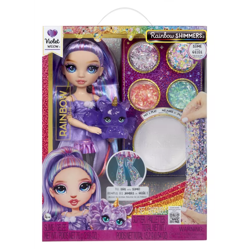 Rainbow High Rainbow Shimmers sliimiga moenukk - Violet (lilla)