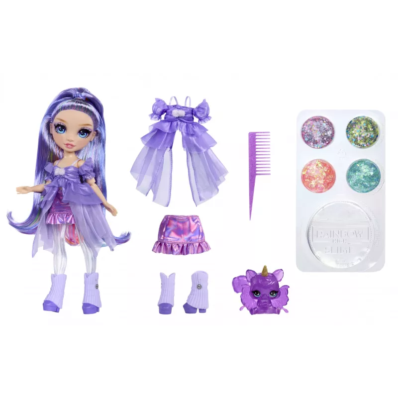 Rainbow High Rainbow Shimmers sliimiga moenukk - Violet (lilla)