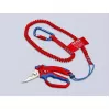Knipex 95 05 20 SB tangid roostevaba teras plastist käepide sinine punane