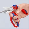 Knipex 95 05 20 SB tangid roostevaba teras plastist käepide sinine punane