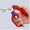 Knipex 95 05 20 SB tangid roostevaba teras plastist käepide sinine punane