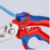 Knipex 95 05 20 SB tangid roostevaba teras plastist käepide sinine punane