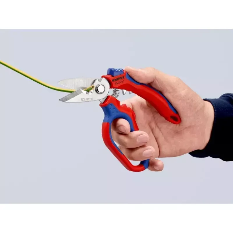 Knipex 95 05 20 SB tangid roostevaba teras plastist käepide sinine punane