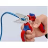 Knipex 95 05 20 SB tangid roostevaba teras plastist käepide sinine punane