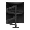 ERGOTRON LX Dual stacking arm, kõrge post (matt must)