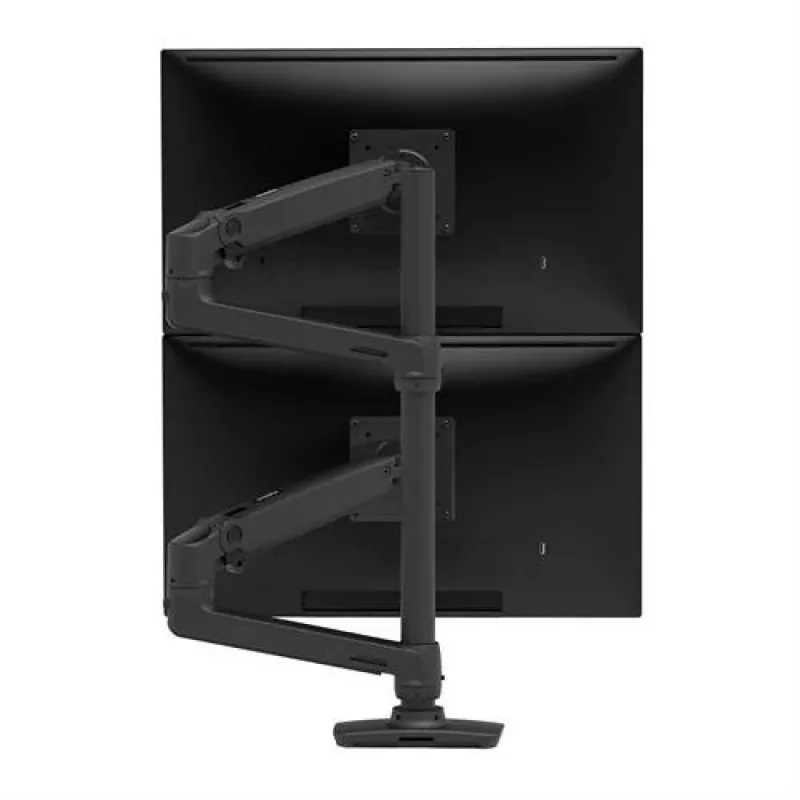 ERGOTRON LX Dual stacking arm, kõrge post (matt must)