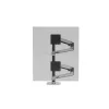 Ergotron LX Series LX Dual Stacking Arm, kõrge post 101,6 cm, alumiinium, klamber, 20 kg