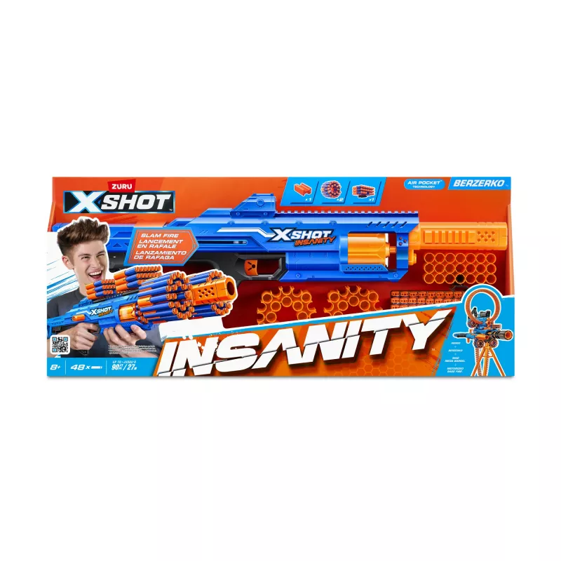 XSHOT Insanity Berzerko (48 noolemängu) ZURU