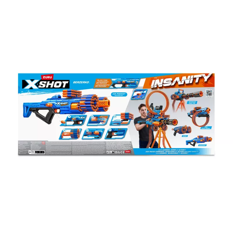 XSHOT Insanity Berzerko (48 noolemängu) ZURU