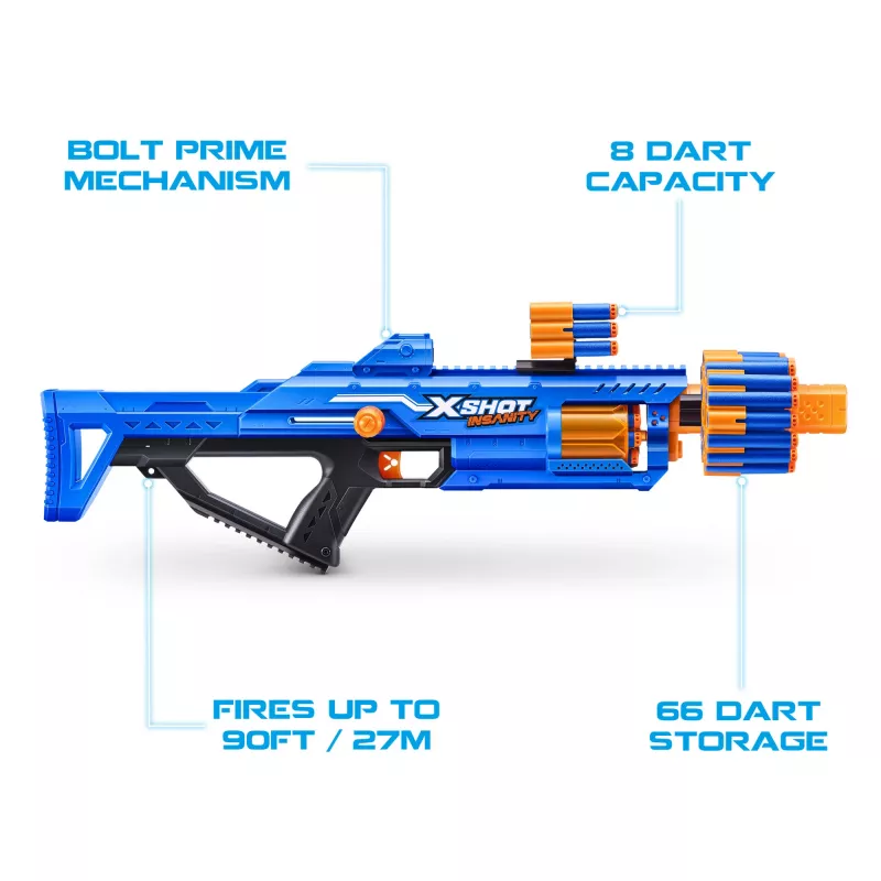 XSHOT Insanity Berzerko (48 noolemängu) ZURU