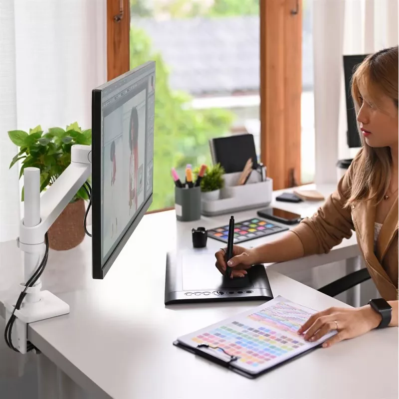 ERGOTRON NX Monitor Arm - Valge