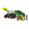 Traktor haagisega Schleich FARM WORLD 42608 Must Roheline Punane Kollane