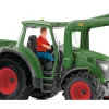 Traktor haagisega Schleich FARM WORLD 42608 Must Roheline Punane Kollane