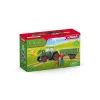 Traktor haagisega Schleich FARM WORLD 42608 Must Roheline Punane Kollane