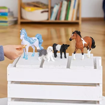 schleich HORSE CLUB Mangalarga Marchador täkk, 5 aastat, Hobused, Must, Pruun, Valge, Plastik