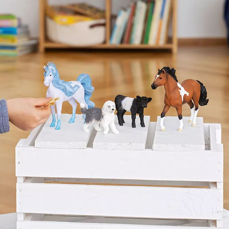 schleich HORSE CLUB Mangalarga Marchador täkk, 5 aastat, Hobused, Must, Pruun, Valge, Plastik