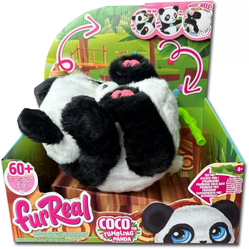 Just Play FurReal - Coco rulluv panda, poiss/tüdruk, 4 a, heliga