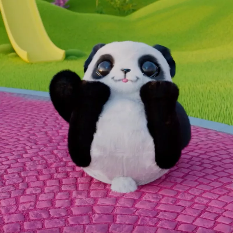 Just Play FurReal - Coco rulluv panda, poiss/tüdruk, 4 a, heliga