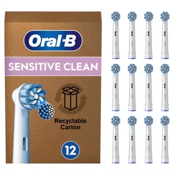 Hambaharjapead Oral-B Sensitive Clean 12 tk Valge