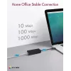 ICY BOX USB 3.0 A-tüüpi RJ-45 Etherneti port, juhtmega, USB, Ethernet, 1000 Mbit/s, must