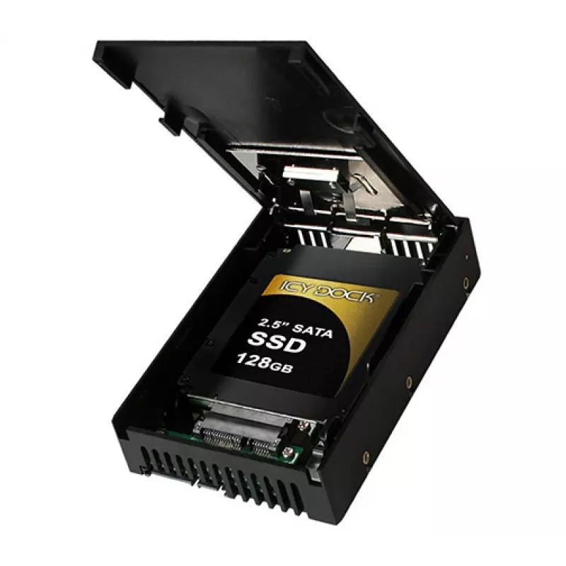 ICYDOCK EZConvert kergekaaluline 2,5-tolline kuni 3,5-tolline SATA SSD/HDD muundur/paigalduskomplekt - Ver.1